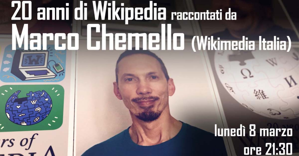 Marcello Chemello 20 anni di Wikipedia