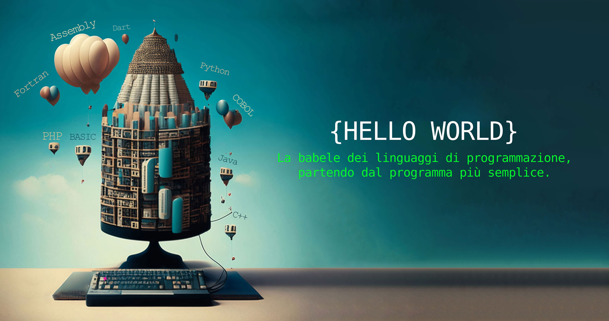 Mostra sui linguaggi di Programmazione Hello World