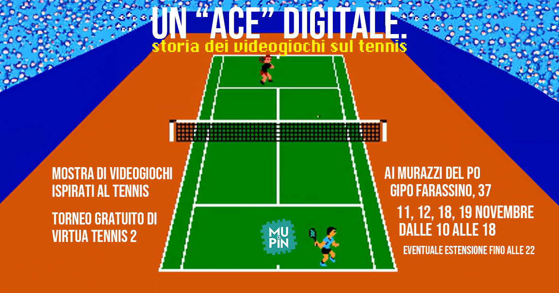 Un Ace Digitale, la Storia dei Videogiochi sul Tennis ai Murazzi del Po durante le ATP finals 2023